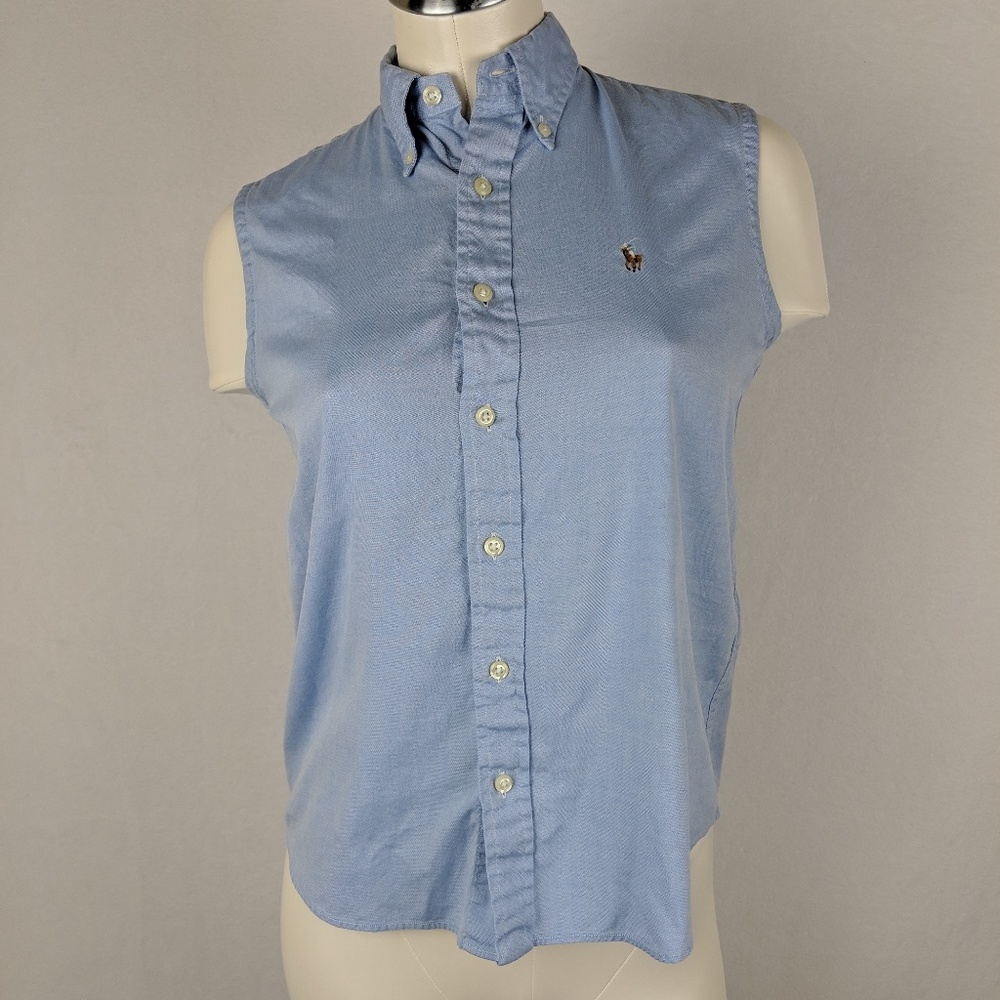 Ralph Lauren Sport sleeveless button down